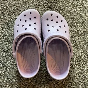light purple crocs